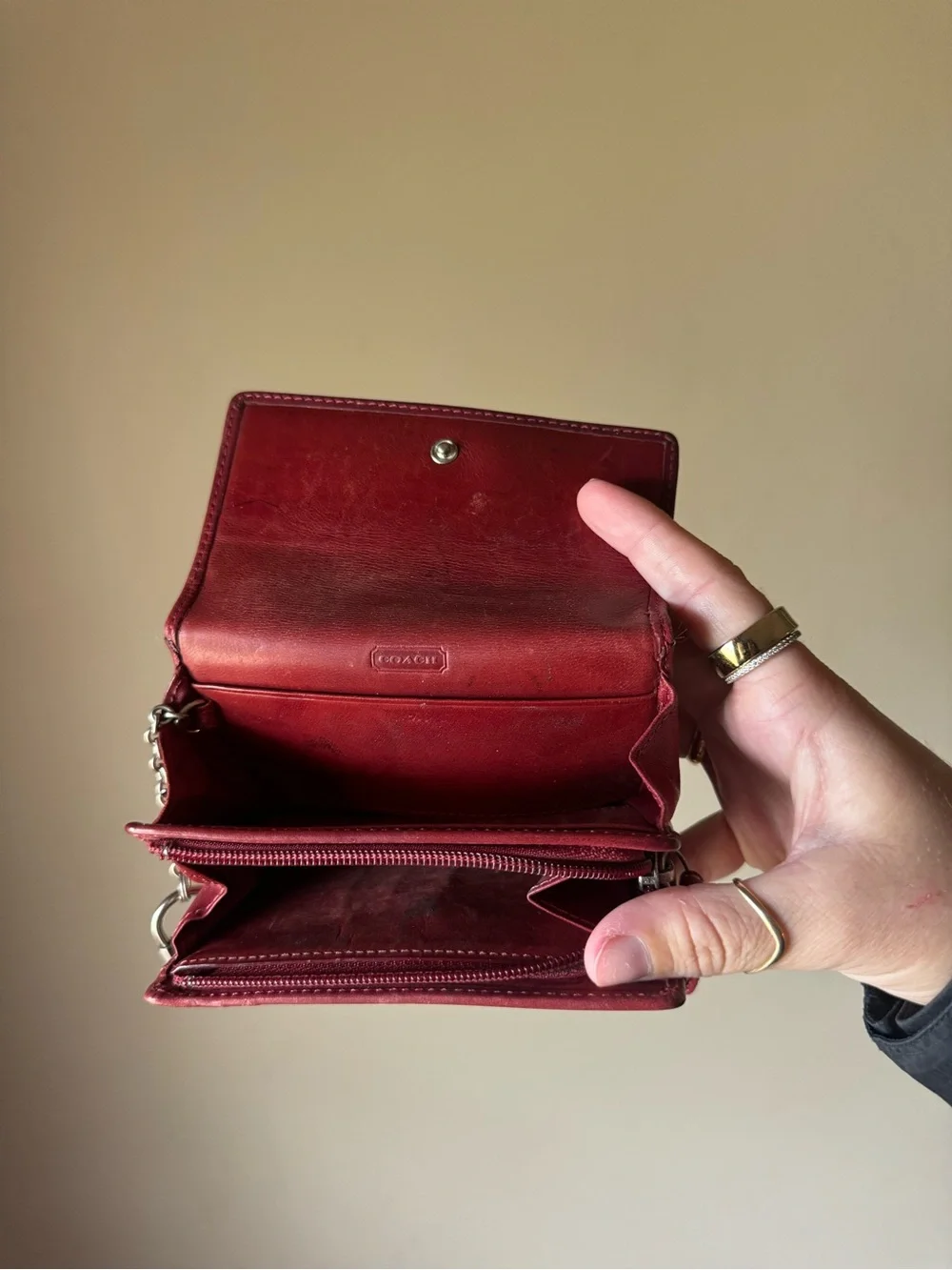 Vintage Coach multifunction wallet